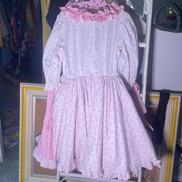 SELKIE Dress Pink & White Ruffles The Marie - Picture 12 of 17